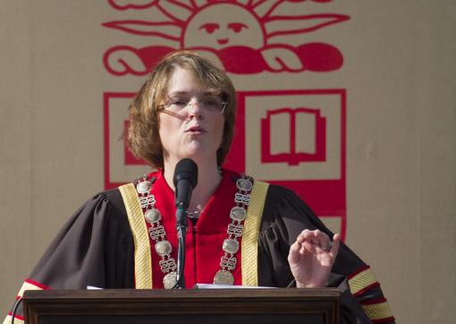 Christina Paxon at Convocation 2014